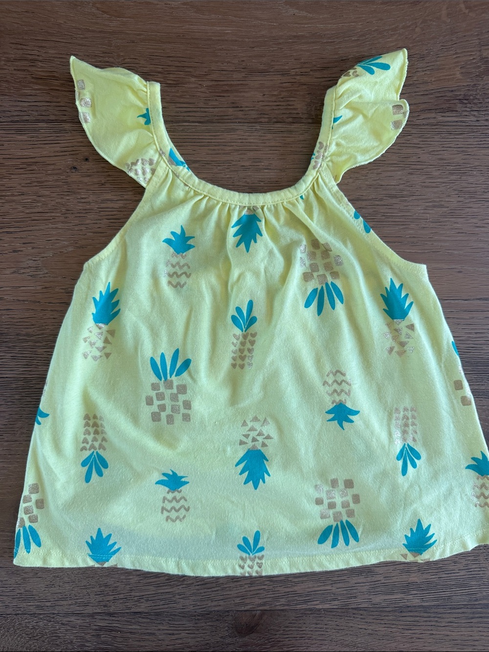 Cat and Jack Pineapple tank top size 4T